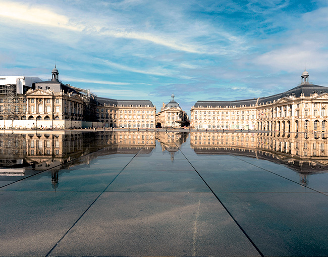 Place de la Bourse de Burdeos y su espejo de agua